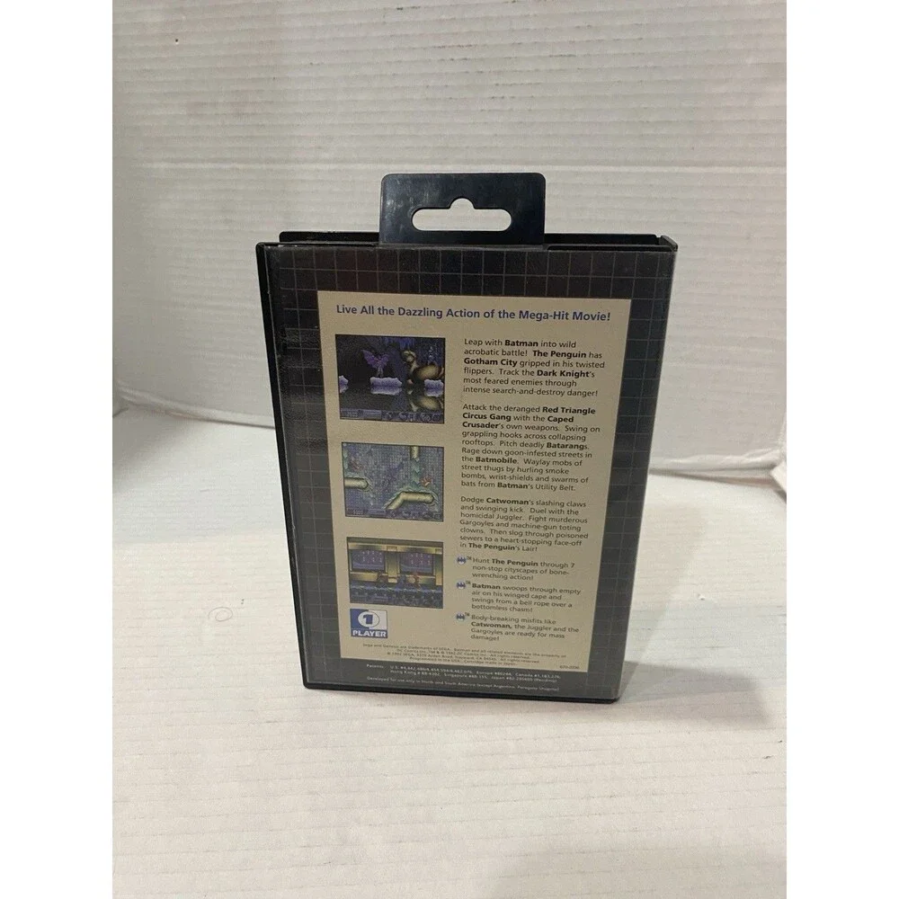 Batman Returns Sega GenesisComplete With Case and Manual